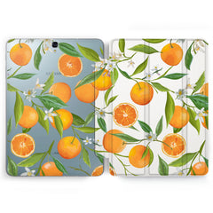 Lex Altern Samsung Galaxy Tab Orange Print