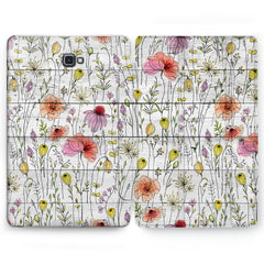 Lex Altern Plank Wildflowers Case for your Samsung Galaxy tablet.
