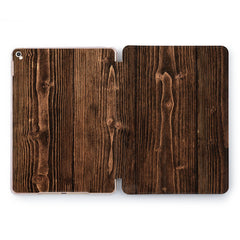 Lex Altern Brown Plank Case for your Apple tablet.