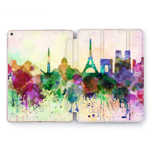 Lex Altern Watercolor Paris Case for your Apple tablet.