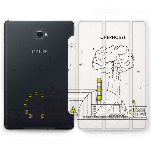 Lex Altern Chernobyl Minimalism Case for your Samsung Galaxy tablet.