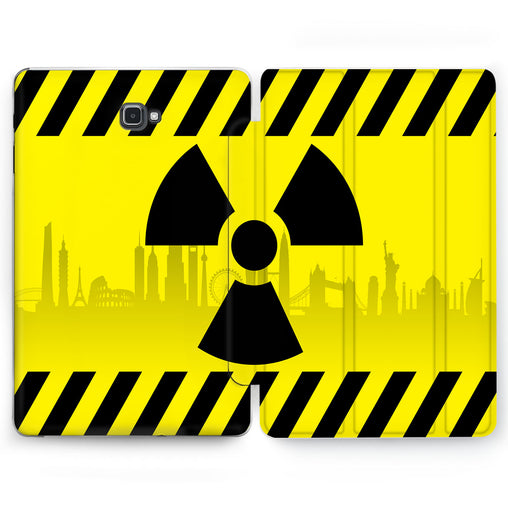 Lex Altern Radiation Sign Case for your Samsung Galaxy tablet.