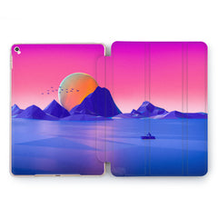 Lex Altern Mountain Moon Case for your Apple tablet.