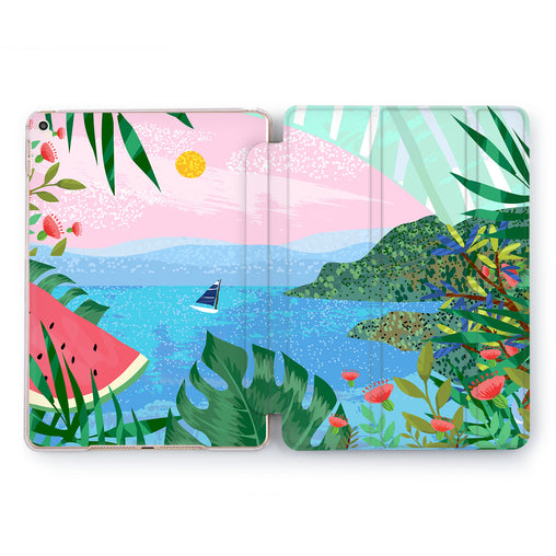 Lex Altern Tropical Island Case for your Apple tablet.