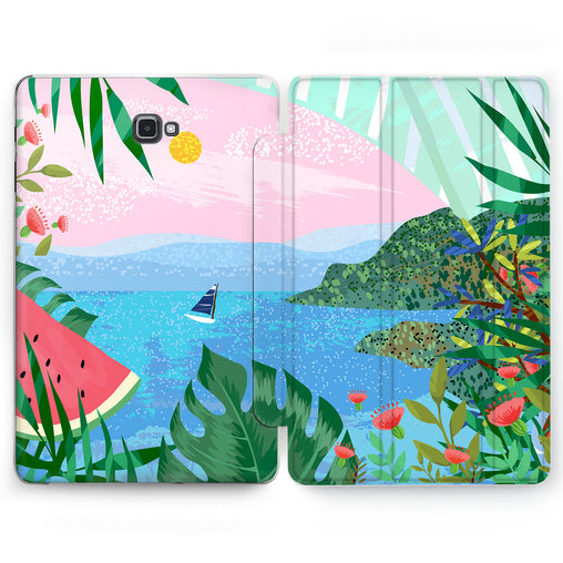 Lex Altern Tropical Island Case for your Samsung Galaxy tablet.