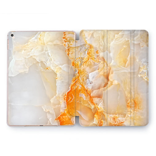 Lex Altern Peach Stone Case for your Apple tablet.