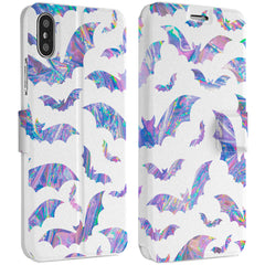 Lex Altern Iridescent Bat iPhone Wallet Case for your Apple phone.