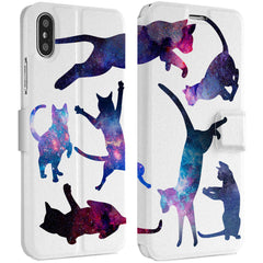 Lex Altern Space Cat iPhone Wallet Case for your Apple phone.
