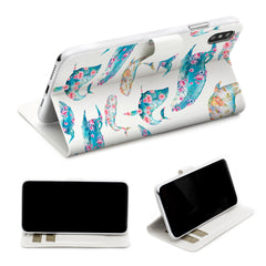 Lex Altern iPhone Wallet Case Floral Whale