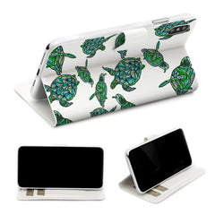 Lex Altern iPhone Wallet Case Green Turtles