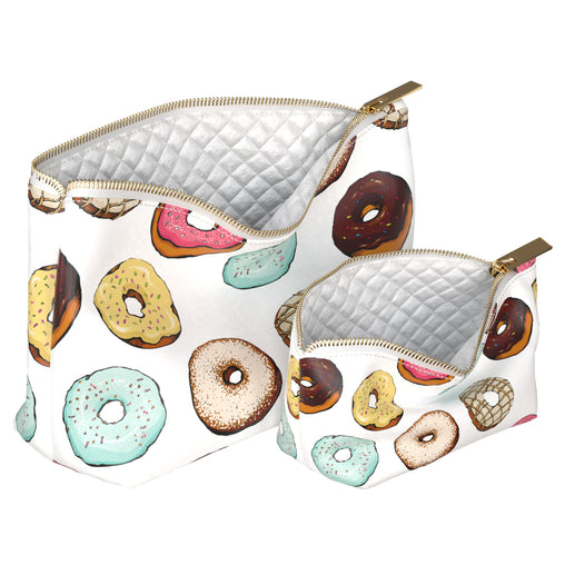 Lex Altern Makeup Bag Doughnuts Pattern