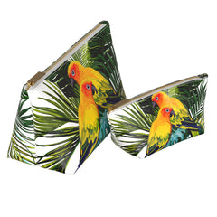 Lex Altern Makeup Bag Yellow Parrots