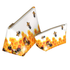Lex Altern Makeup Bag Bee Honeycombs