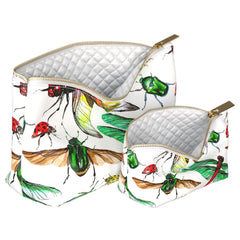 Lex Altern Makeup Bag Watercolor Insects