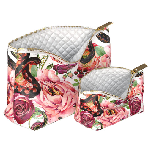 Lex Altern Makeup Bag Roses And Snakes