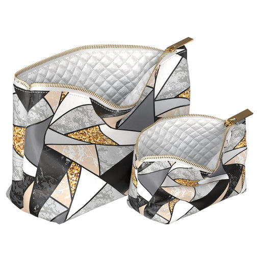 Lex Altern Makeup Bag Triangles Pattern