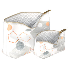 Lex Altern Makeup Bag Marble Geometry