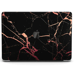 Lex Altern Hard Plastic MacBook Case Black With Pink Glitter
