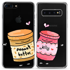 Lex Altern TPU Silicone Couple Case Butter and Jelly