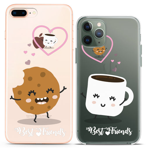 Lex Altern TPU Silicone Couple Case Cookie and Coffee