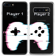 Lex Altern TPU Silicone Couple Case Abstract Gamepad