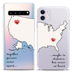 Lex Altern TPU Silicone Couple Case Forever Together