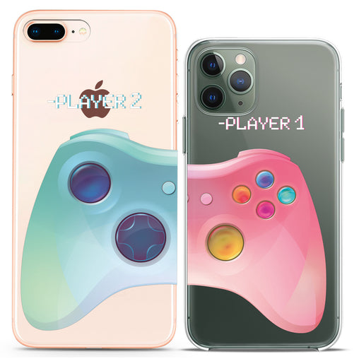 Lex Altern TPU Silicone Couple Case Game Players