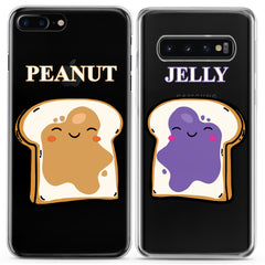 Lex Altern TPU Silicone Couple Case Peanut and Jelly