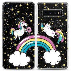 Lex Altern TPU Silicone Couple Case Unicorn Rainbow
