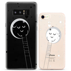 Lex Altern TPU Silicone Couple Case Love You to the Moon and Back