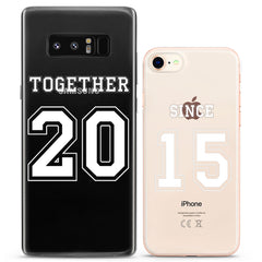 Lex Altern TPU Silicone Couple Case Together Since