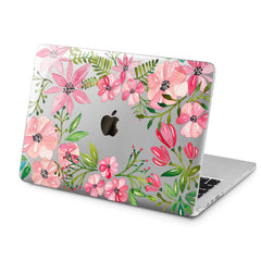 Lex Altern Lex Altern Pink Flowers Case for your Laptop Apple Macbook.
