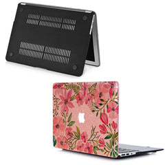 Lex Altern MacBook Glitter Case Pink Flowers