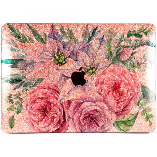 Lex Altern MacBook Glitter Case Roses Blossom