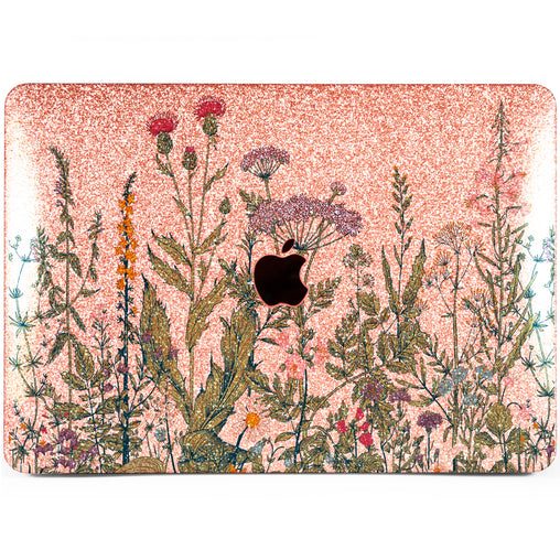 Lex Altern MacBook Glitter Case Wild Flowers