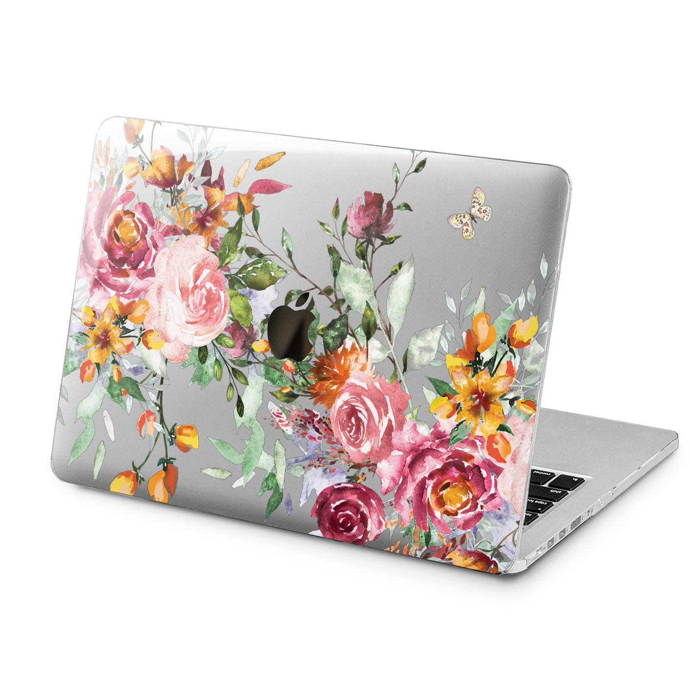 Lex Altern Lex Altern Roses Watercolor Case for your Laptop Apple Macbook.