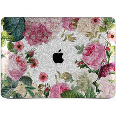 Lex Altern MacBook Glitter Case Peony Flowers
