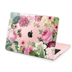 Lex Altern Hard Plastic MacBook Case Peony Flowers