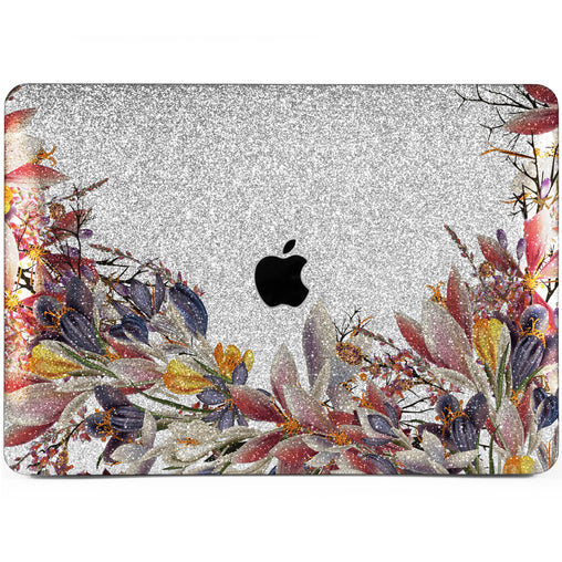 Lex Altern MacBook Glitter Case Crocus Flowers