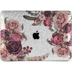 Lex Altern MacBook Glitter Case Purple Roses