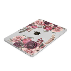 Lex Altern Hard Plastic MacBook Case Purple Roses