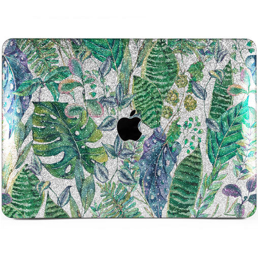 Lex Altern MacBook Glitter Case Leaf Pattern