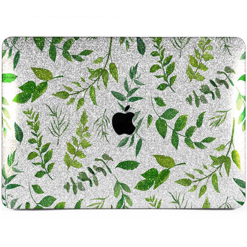 Lex Altern MacBook Glitter Case Leaf Print