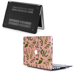 Lex Altern MacBook Glitter Case Leaf Print