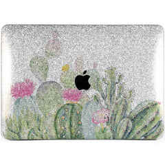 Lex Altern MacBook Glitter Case Cactus Watercolor