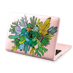Lex Altern Hard Plastic MacBook Case Abstract Cactus
