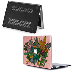 Lex Altern MacBook Glitter Case Abstract Cactus
