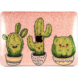 Lex Altern MacBook Glitter Case Kawaii Cactus