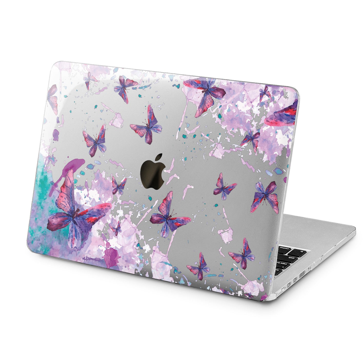 Lex Altern Lex Altern Butterfly Watercolor Case for your Laptop Apple Macbook.