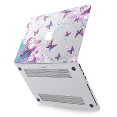 Lex Altern Hard Plastic MacBook Case Butterfly Watercolor